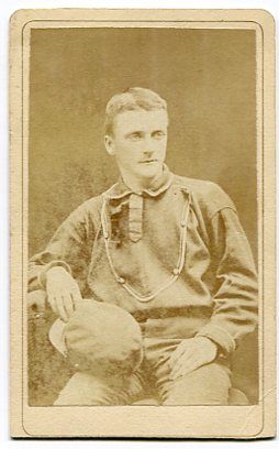1870s CDV Base Ball Player in Full Uniform