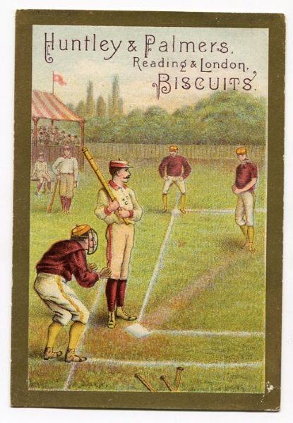 1878 Huntley & Palmers Baseball Themed Trade card