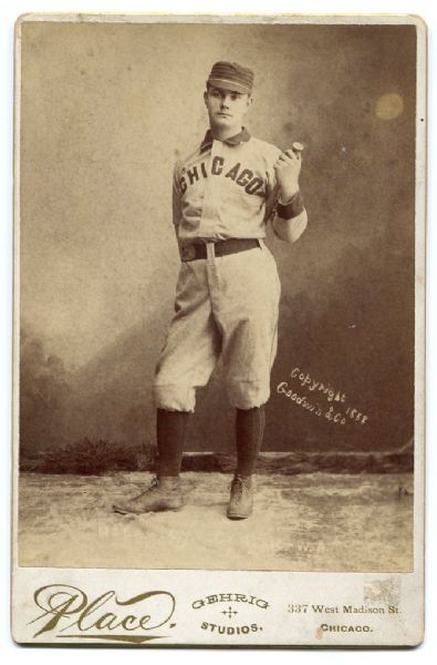1888 Cabinet of Chicago Maroons Catcher Jim McCauley Unknown N172 Pose