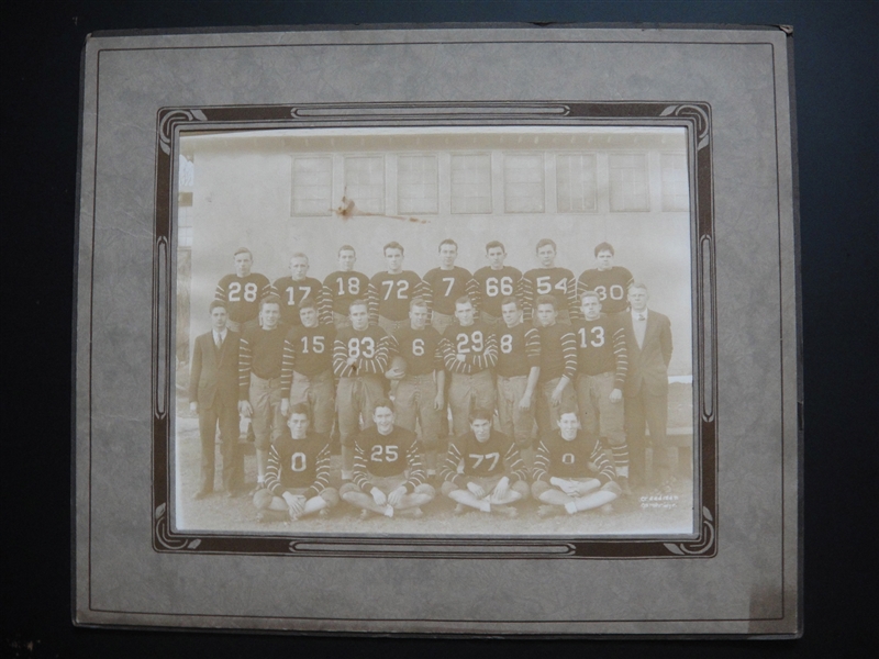 Early 1900s Football Team Photo by Benjamin Creedman Cambridge, Mass.