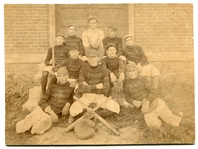 Circa 1880s Baseball Team Cabinet Photo