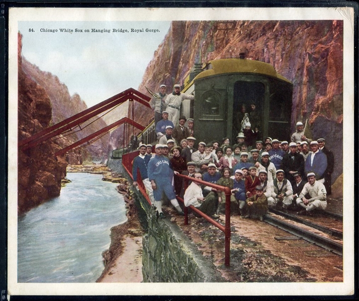 Chicago White Sox on Hanging Bridge Royal Gorge Oversized Post Card