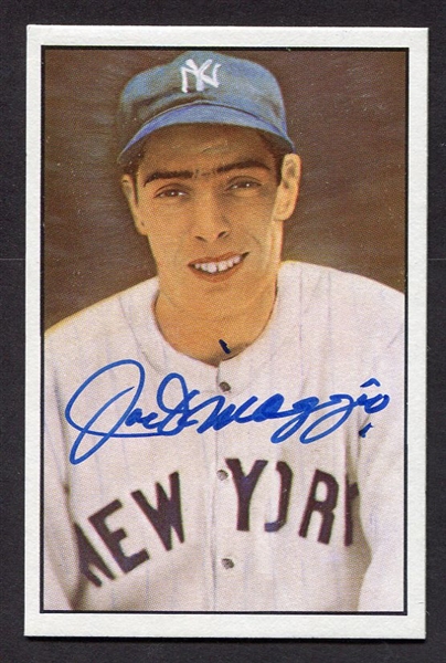 1982 Diamond Classics Joe DiMaggio Autographed