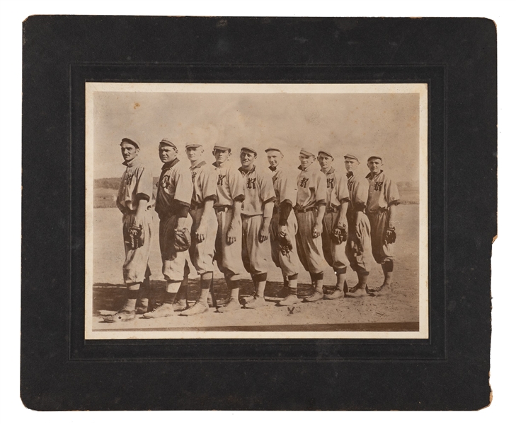 Circa 1909 Baseball Team Cabinet Photo Chicago Area