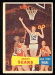 1957 Topps #7 Kenny Sears New York Knicks