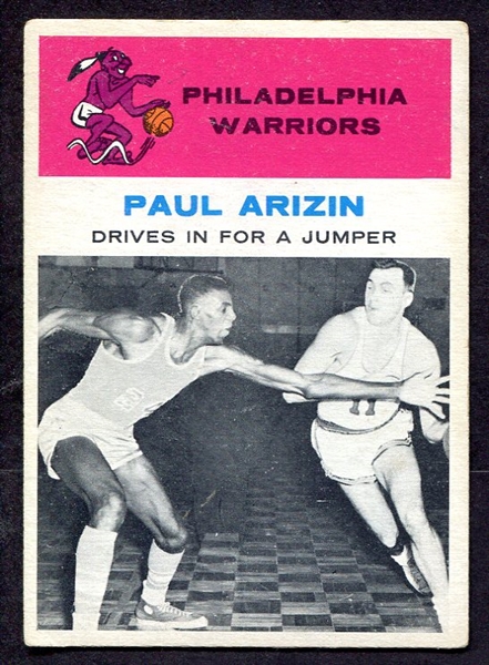 1961 Fleer #45 Paul Arizin Philadelphia Warriors