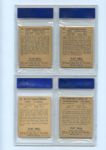 1941 Playball lot of Eight PSA 5's