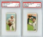 T206 Pair of 150 Series Factory 649 Overprints both PSA 4