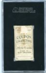 T213-2 Coupon Cigarettes Walter Johnson with Nap Lajoie text visible at top SGC A