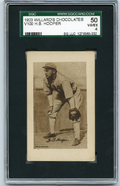 V100 Willards Chocolates Harry Hooper SGC 50