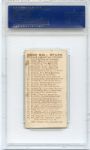 E93 Standard Caramel Eddie Plank PSA 2