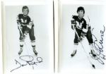 Thirteen Different Minnesota North Stars b & w Pictures Autographed