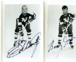 Thirteen Different Minnesota North Stars b & w Pictures Autographed