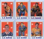 1970-71 Topps Hockey Los Angeles Kings lot of 15 cards All Autographed