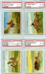 T73 Indian Life in the 60's lot of 22 different cards all PSA graded