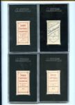 T206 Lot of Eight SGC Graded 40's
