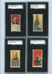 T206 Lot of Eight SGC Graded 40's
