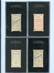 T206 Lot of Eight SGC Graded 40's