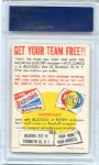 1958 Topps Felt Emblems Insert card PSA 5