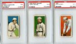 T206 Lot of Six PSA 3's