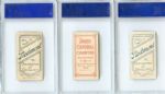 T206 Lot of Six PSA 3's