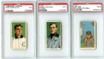 T206 Lot of Six PSA 3's 
