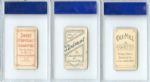 T206 Lot of Six PSA 3's 