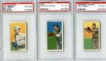 T206 Lot of Six PSA 4's 