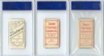 T206 Lot of Six PSA 4's