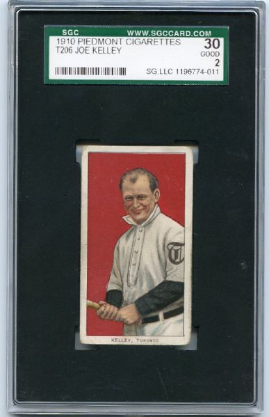 T206 Joe Kelley SGC 30