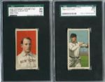 T206 Lot of Five SGC Graded Cards