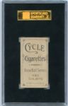 T206 George Mullin With Bat Cycle 460 SGC 40