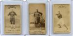 N172 Lot of Three Old Judges One an Uncatalogued Team Variation