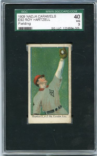 E92 Nadja Caramels Roy Hartzell Fielding SGC 40