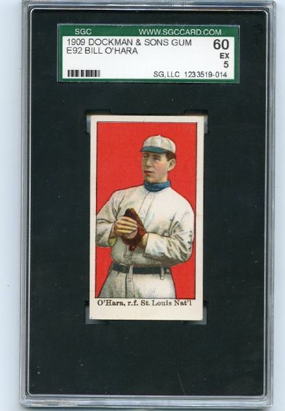 E92 John Dockman & Sons Bill OHara SGC 60