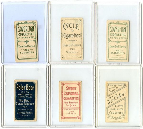 T206 Lot of Eleven Different Backs Plus One Extra