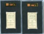 T206 Lot of Eleven Different Backs Plus One Extra