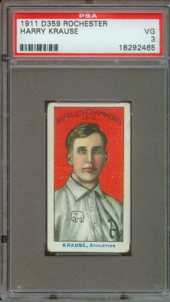 D359 Rochester Baking- Krause-  PSA 3    (great looking card!!)