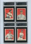 E145 1915 Cracker Jack lot of 19 GAI 7.5 and 7's