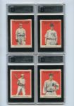 E145 1915 Cracker Jack lot of 19 GAI 7.5 and 7's
