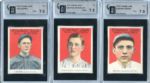 E145 1915 Cracker Jack lot of 19 GAI 7.5 and 7's