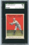 E145 1915 Cracker Jack #86 Bert Shotten, St. Louis  SGC 84