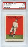 E145 1915 Cracker Jack #42 Al Bridwell, St. Louis Federals PSA 7