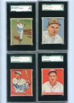 1933 Goudey Lot of Eight Graded Cards-Mostly SGC 70-80's