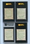 1933 Goudey Lot of Eight Graded Cards-Mostly SGC 70-80's