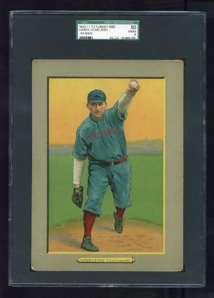 T3 #88 Harry Coveleski Turkey Red Back SGC 50