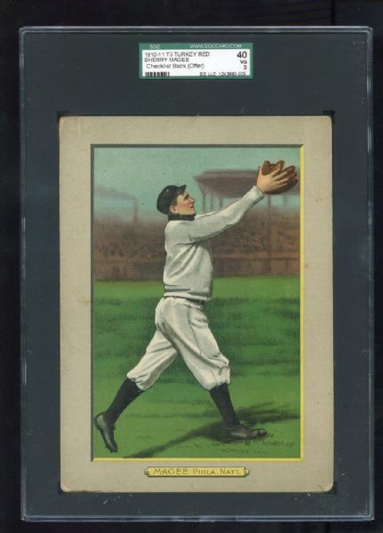 T3 #31 Sherry Magee Phildalphia Phillies SGC 40