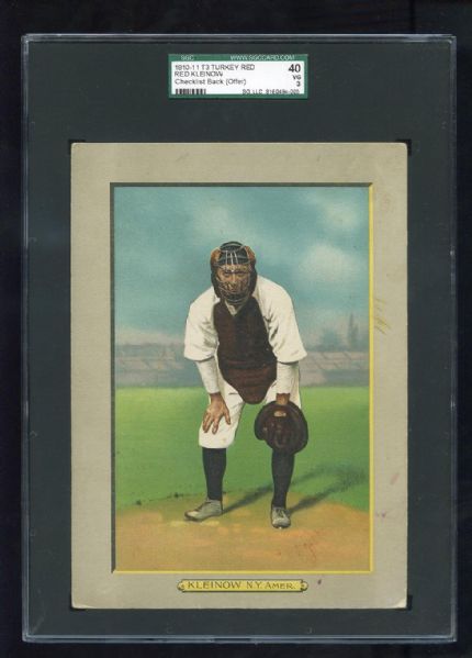 T3 #21 Red Kleinow, New York American SGC 40