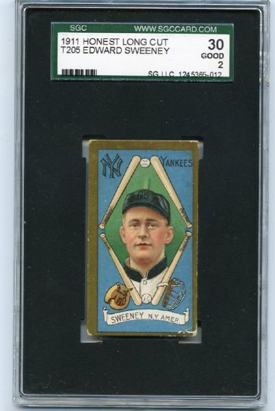 T205 Edward Sweeney, New York Americans SGC 30