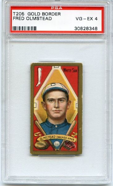 T205 Fred Olmstead Cycle Back PSA 4